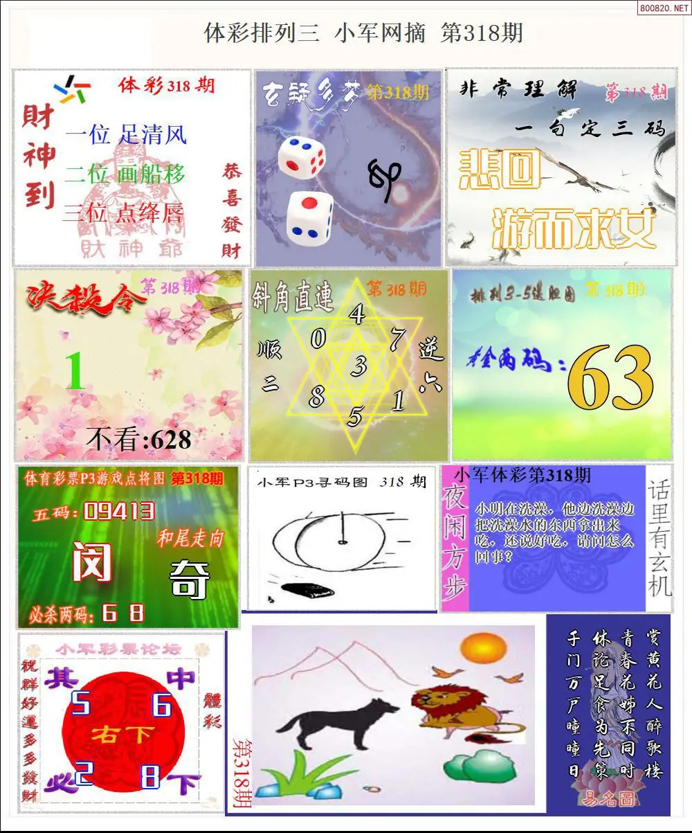 体彩P3小军网摘版