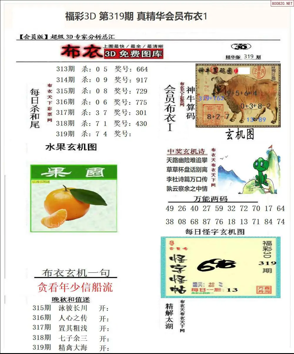 真精华会员布衣1