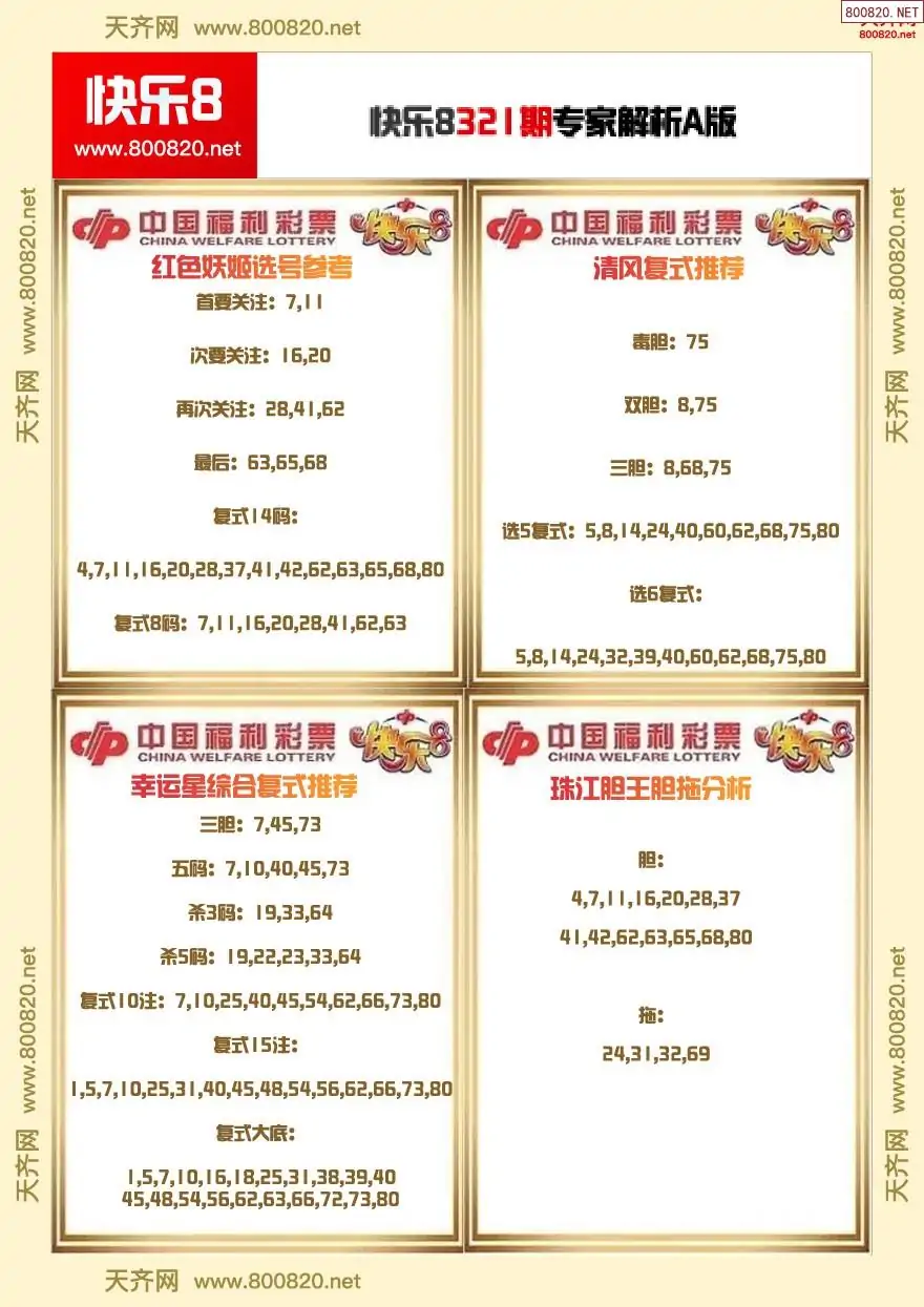 快乐8专家解析A版