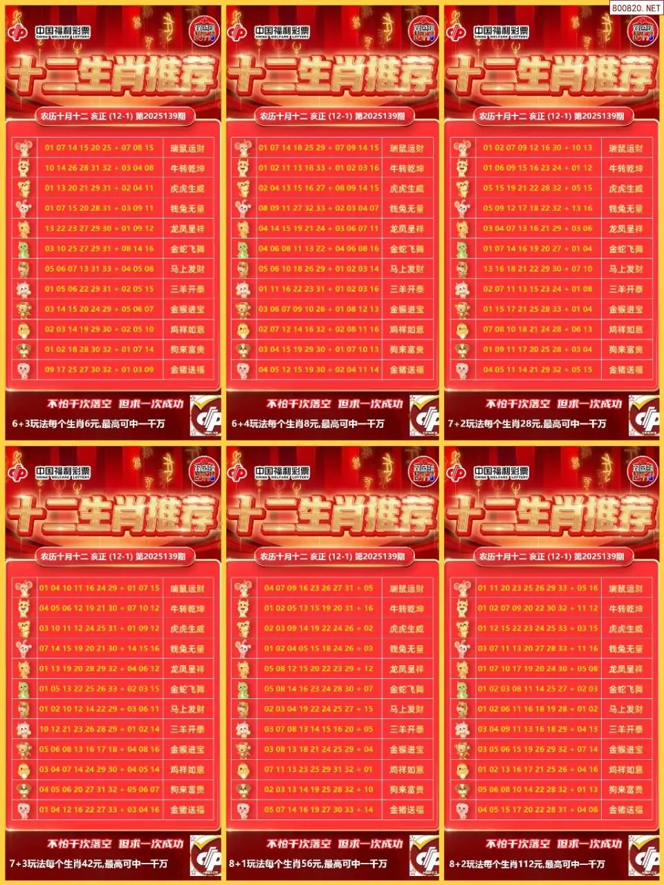 十二生肖推荐图