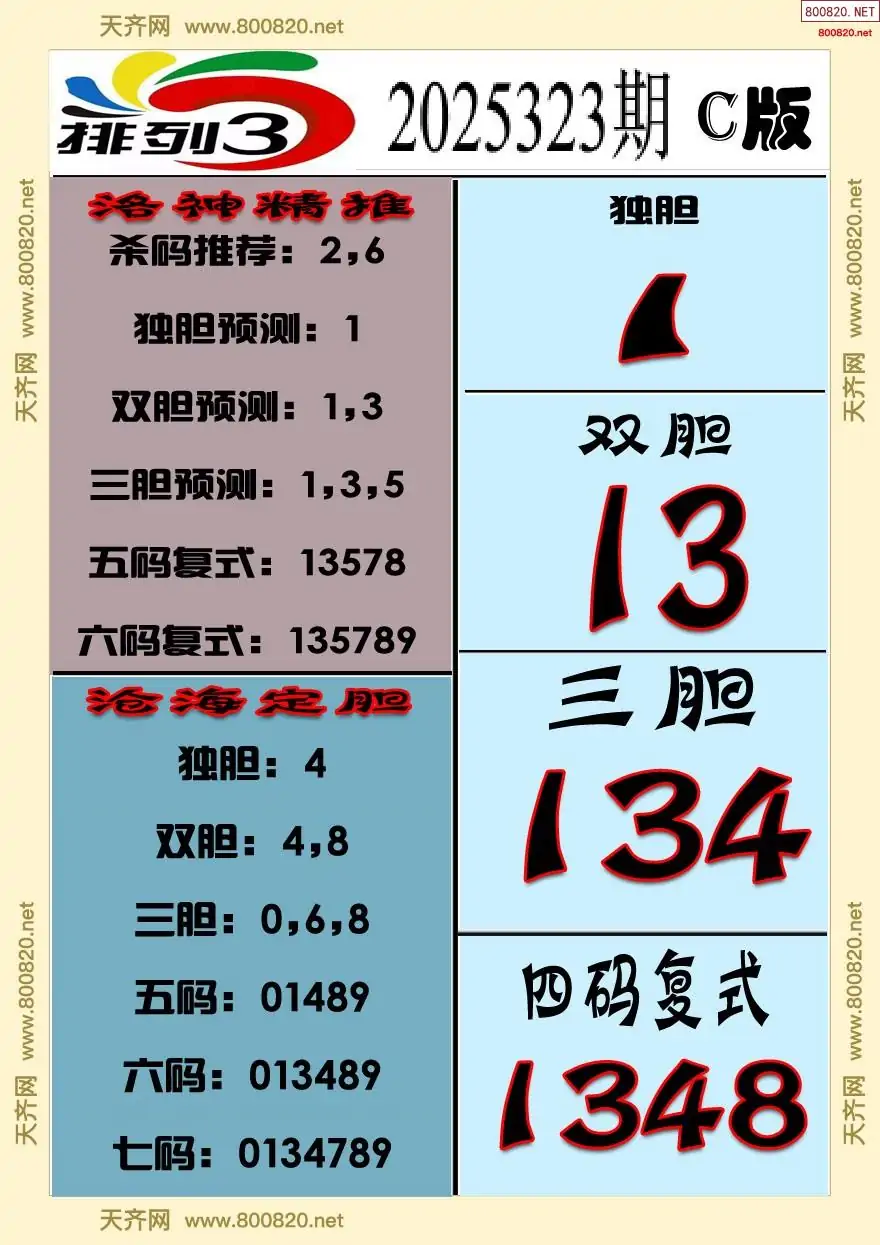 排三专家推荐C