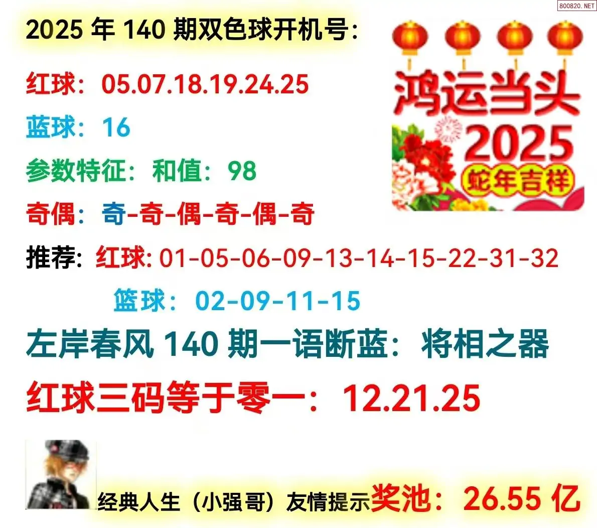 双色球开机号分析