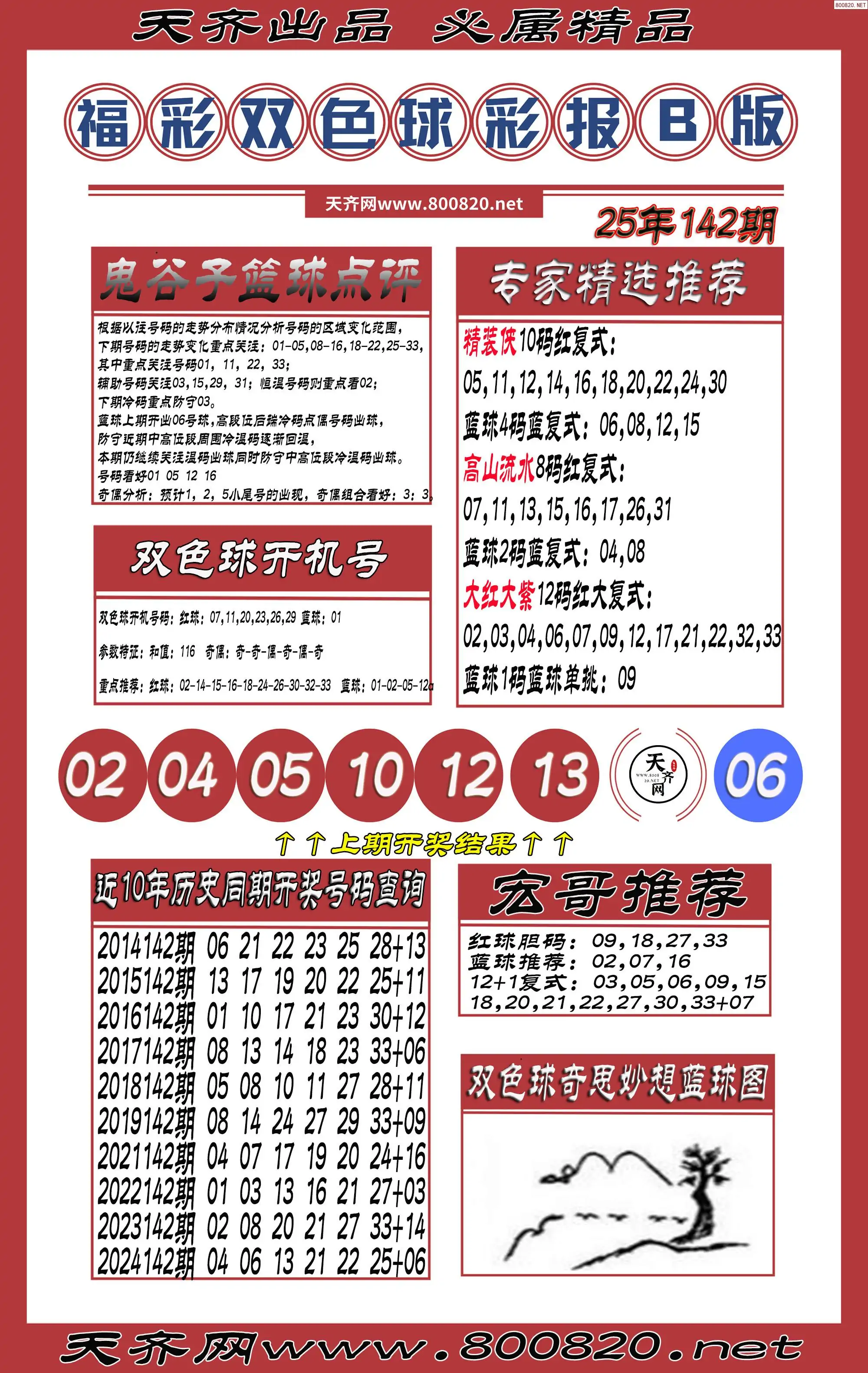 双色球彩报B版