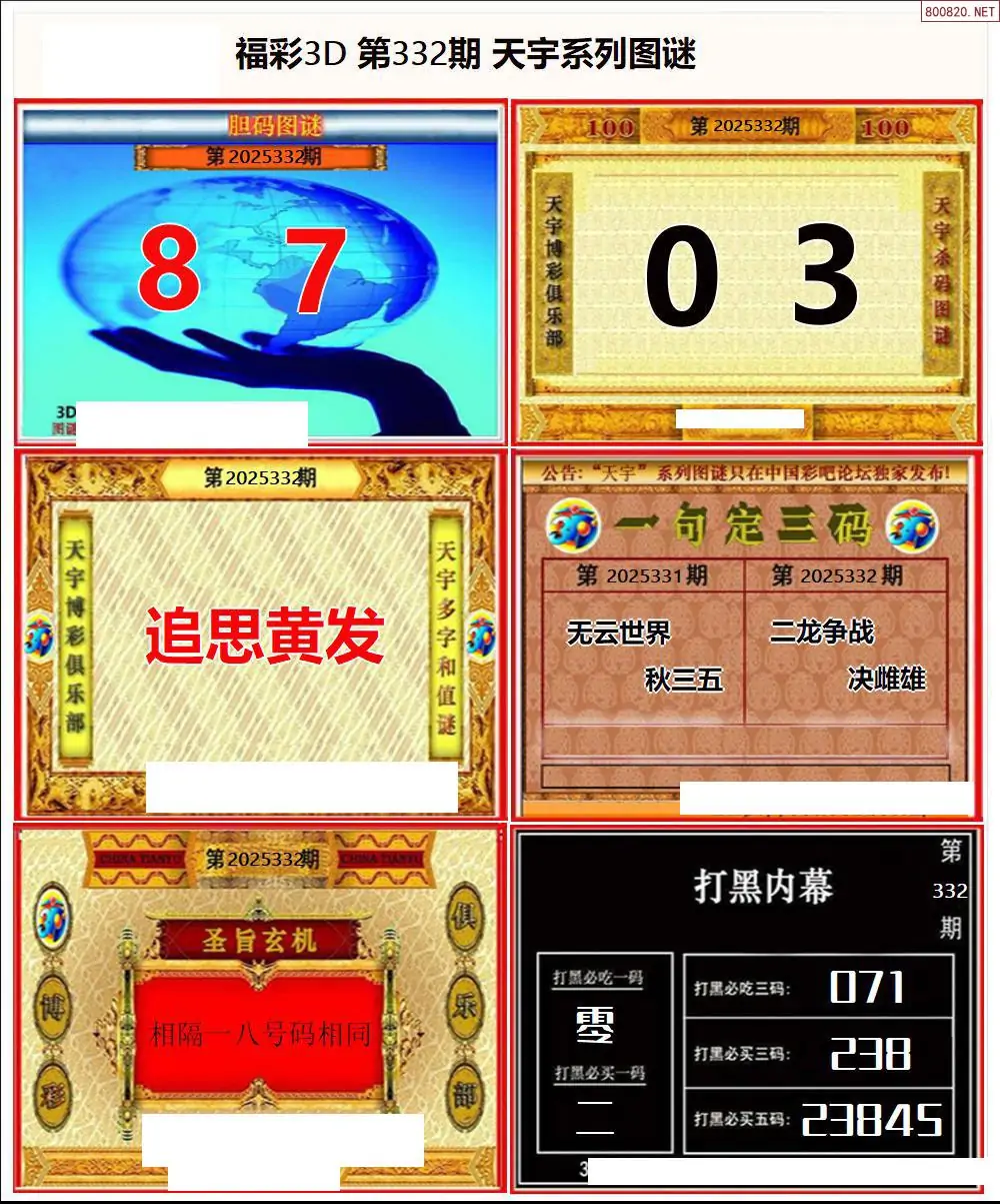 天宇全图打印版