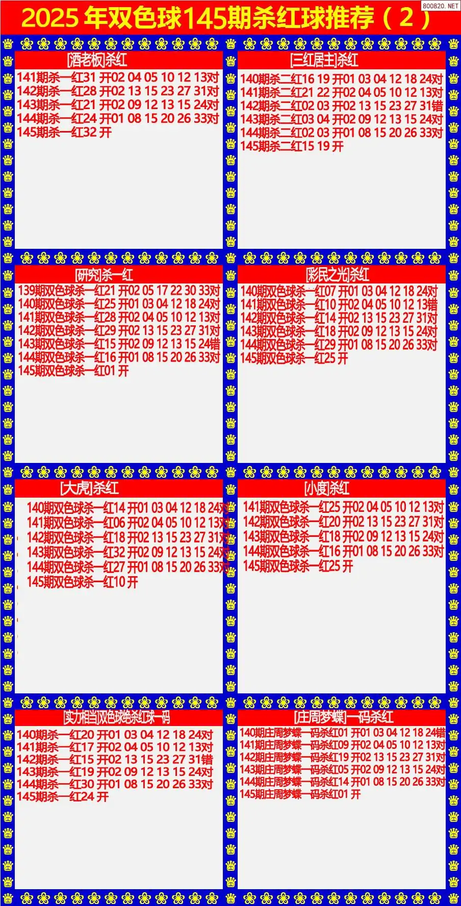 双色球杀红球2版