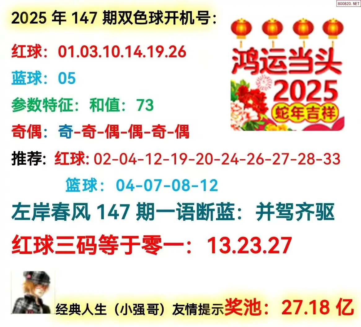 双色球开机号分析