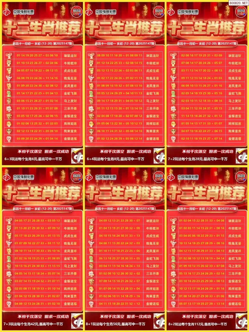 十二生肖推荐图