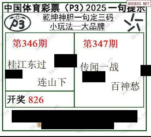 乾坤一句定三码