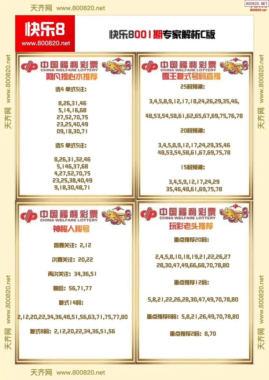 快乐8专家解析C版