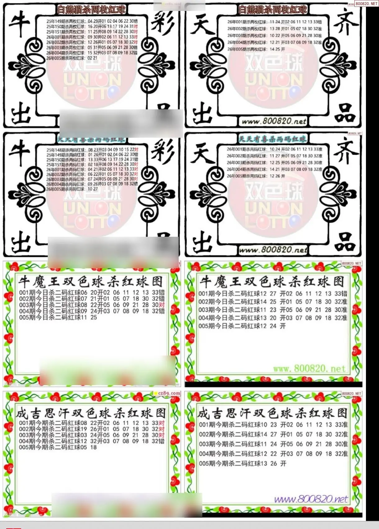 双色球专家杀红