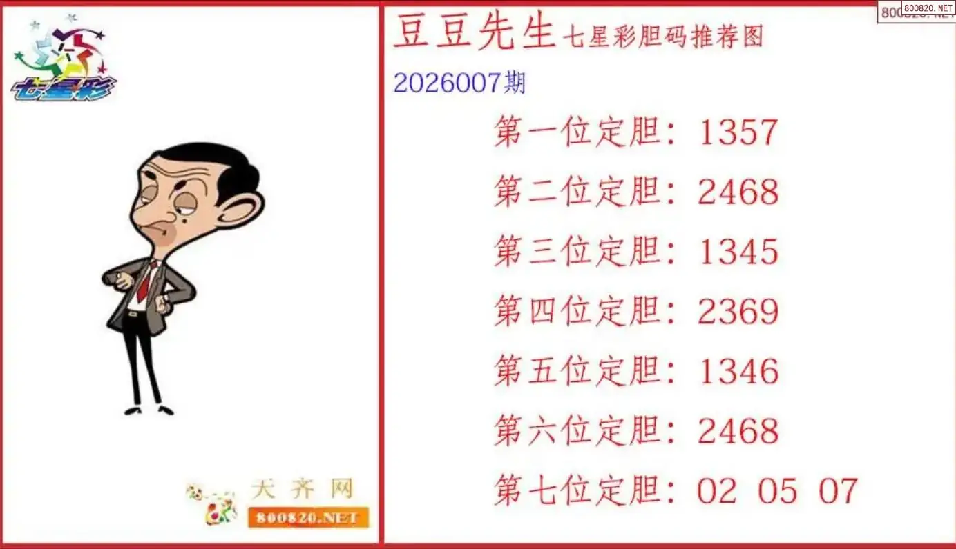 豆豆先生胆码图