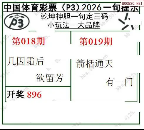 乾坤一句定三码