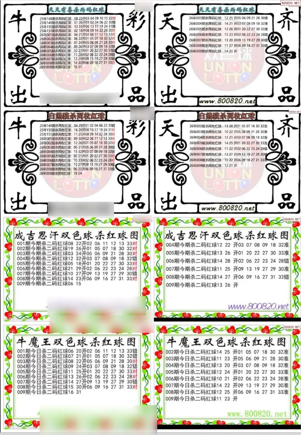 双色球专家杀红