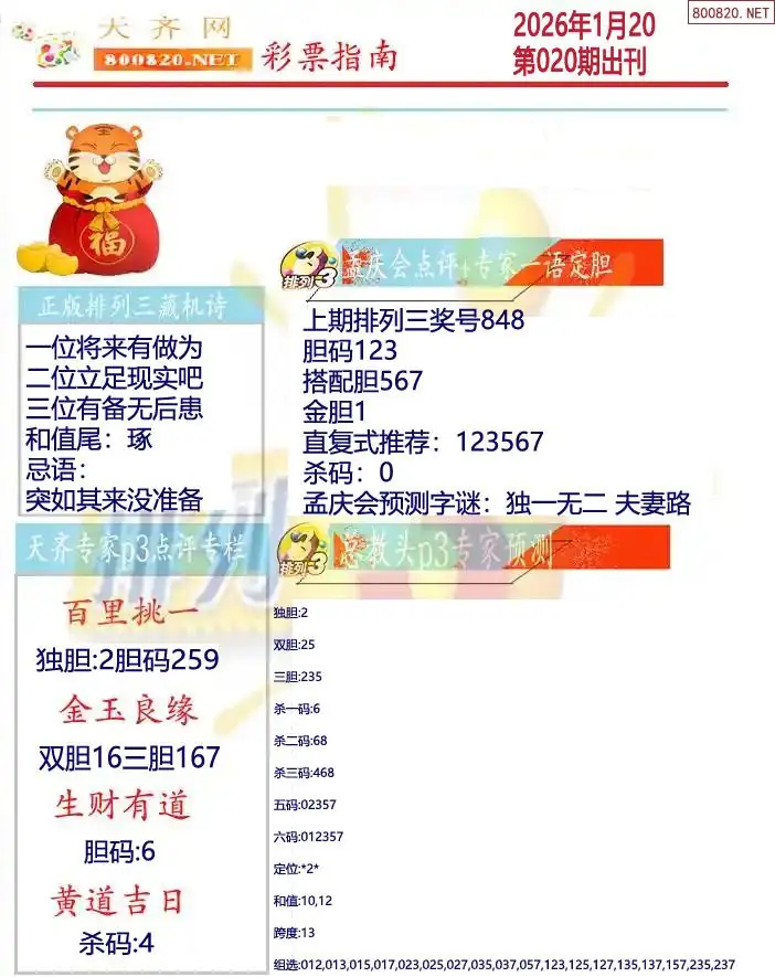 排列三彩票指南2