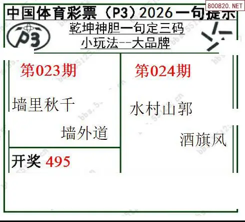 乾坤一句定三码