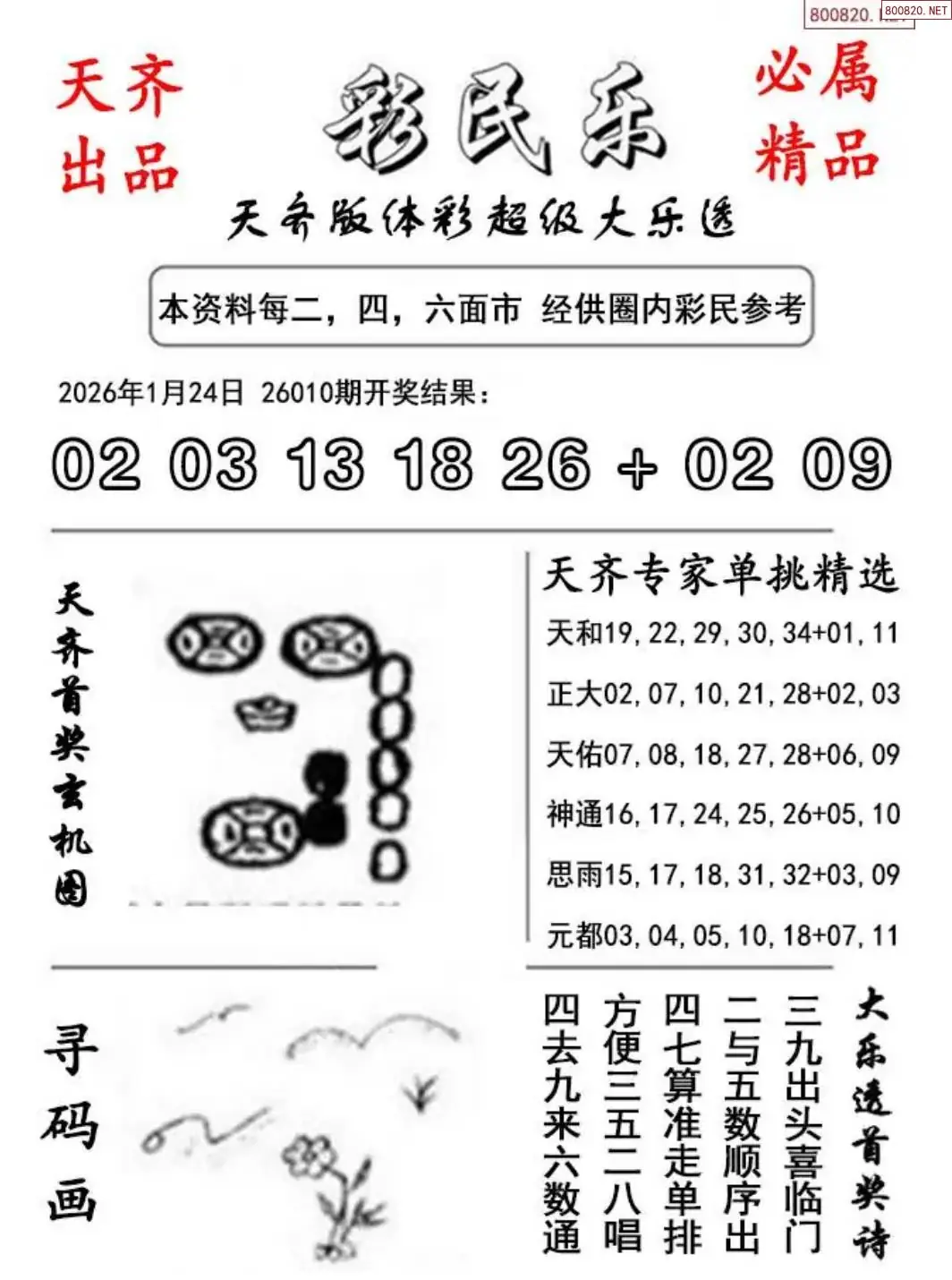 大乐透彩民乐图