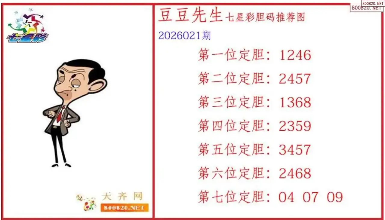 豆豆先生胆码图