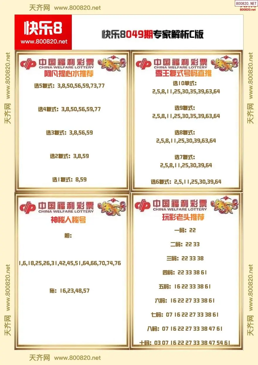 快乐8专家解析C版