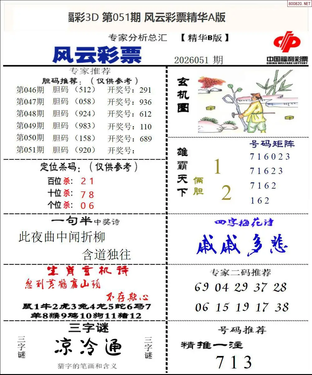 风云彩票精华B