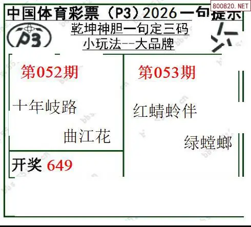 乾坤一句定三码
