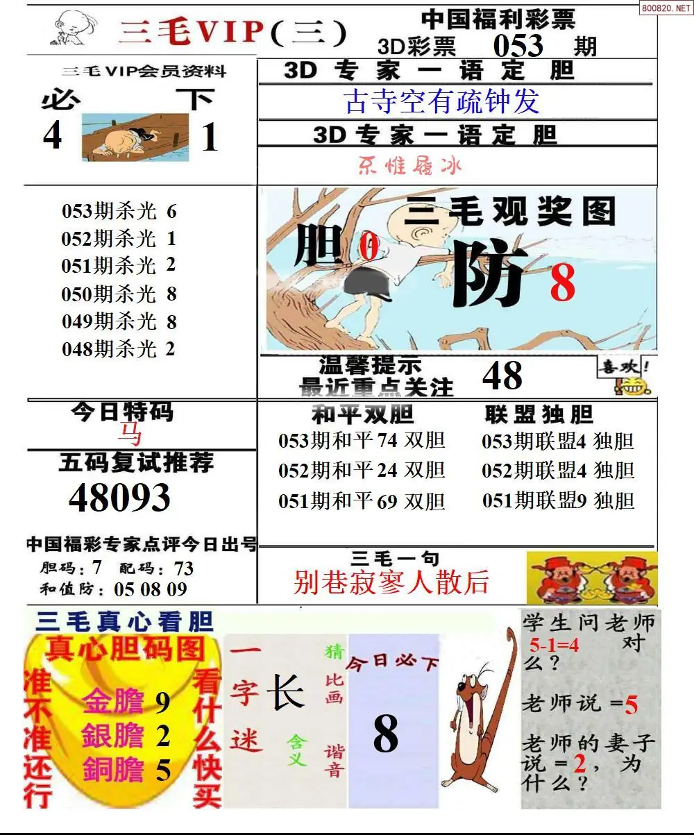 三毛VIP三版