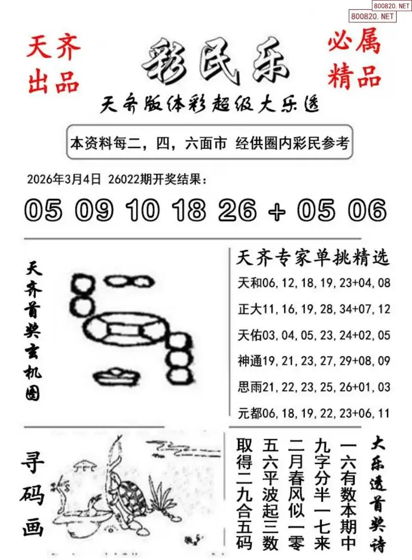 大乐透彩民乐图