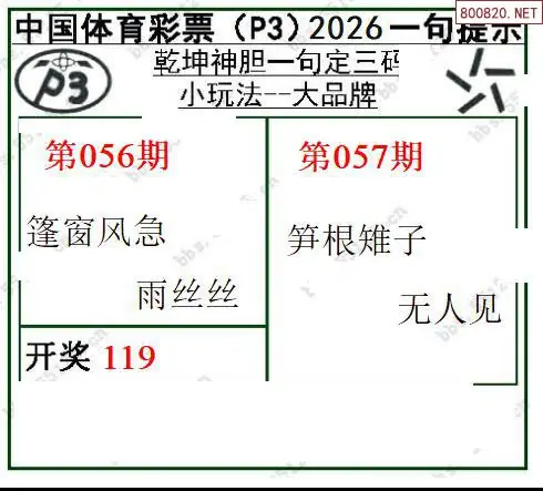乾坤一句定三码