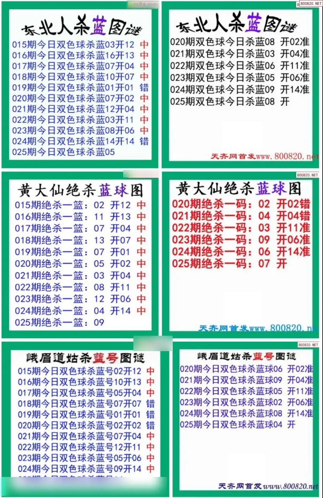 双色球专家杀蓝