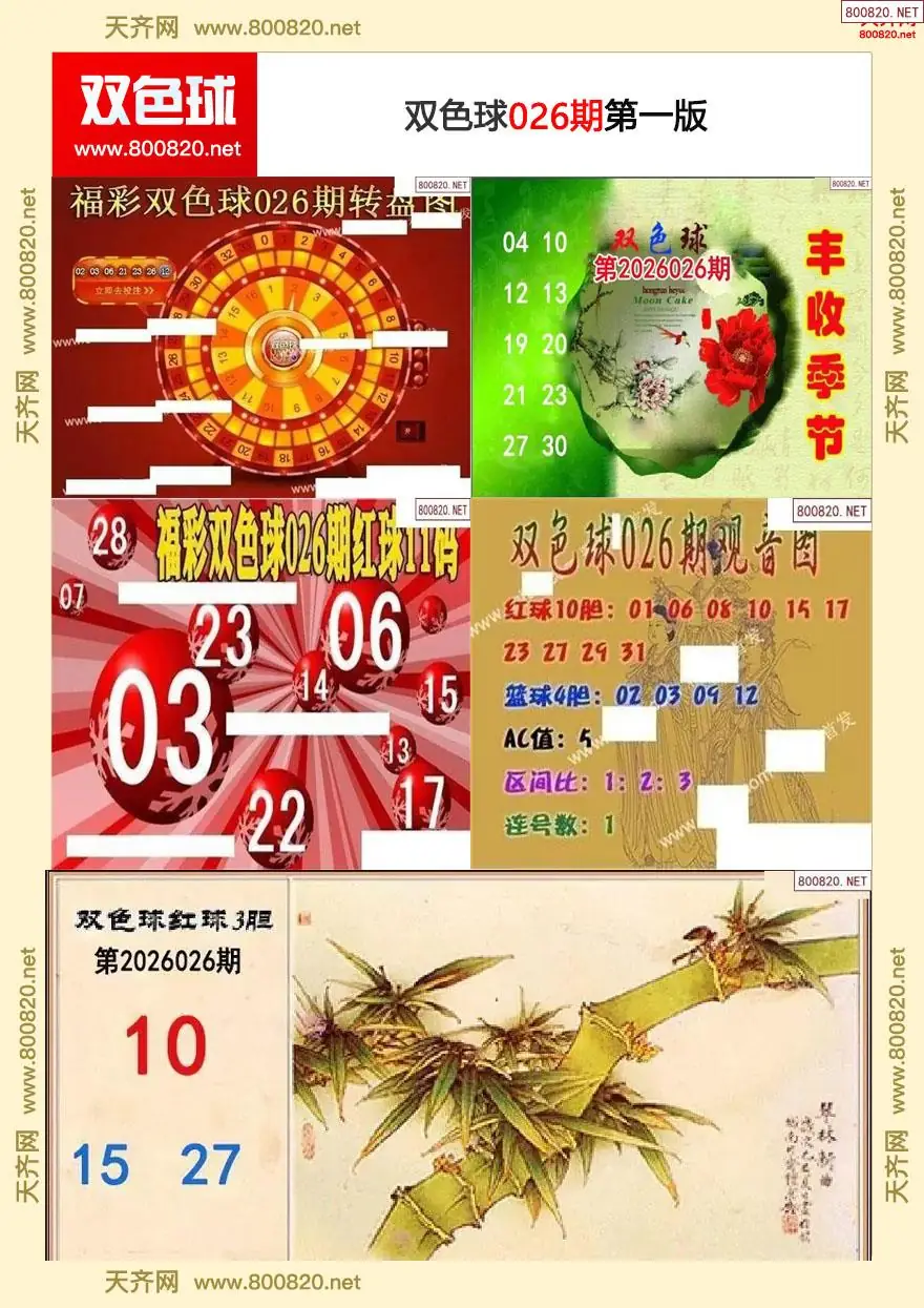 双色球字图谜一版