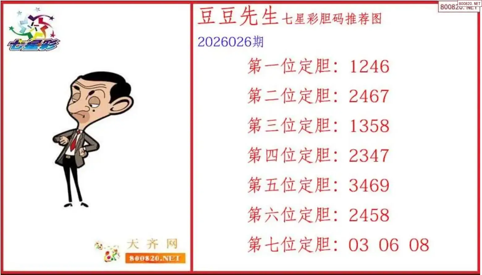 豆豆先生胆码图