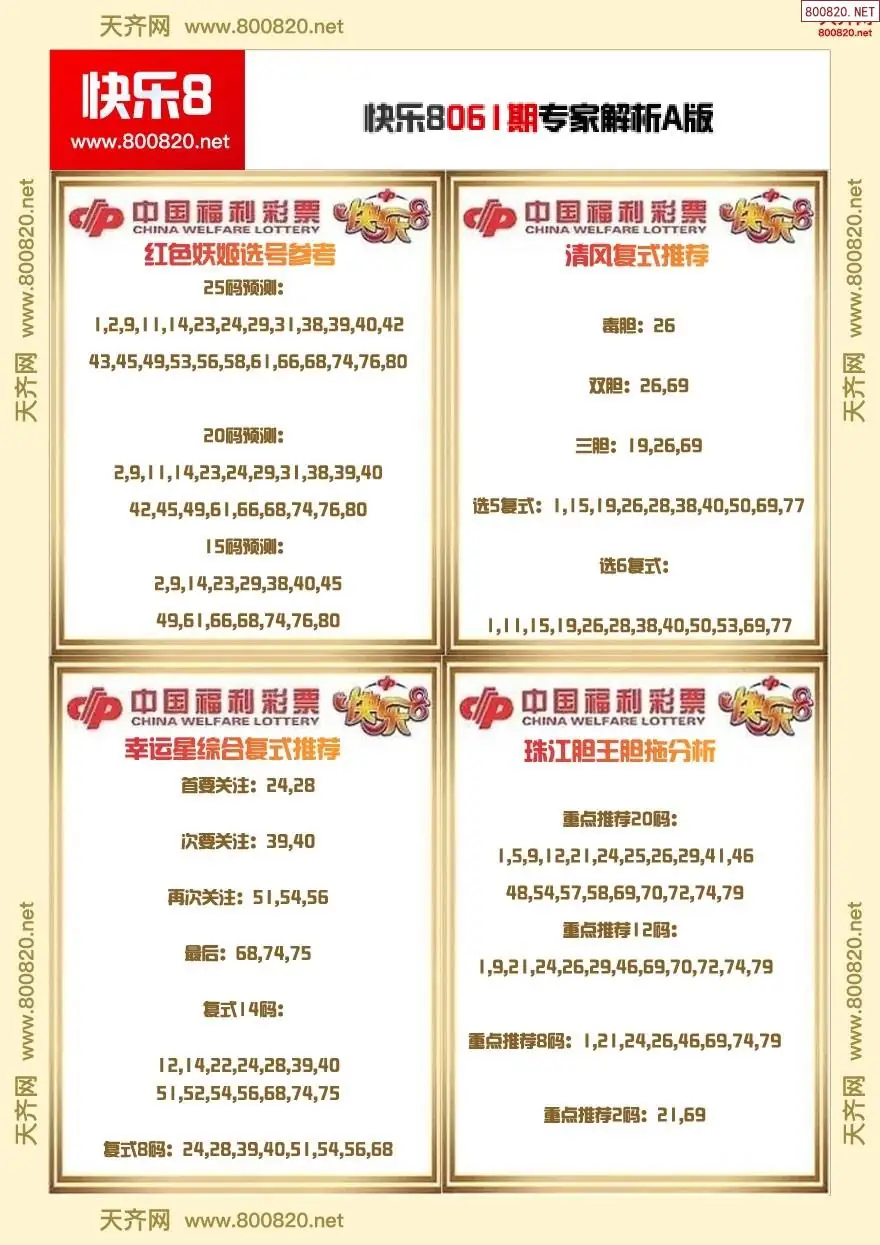 快乐8专家解析A版