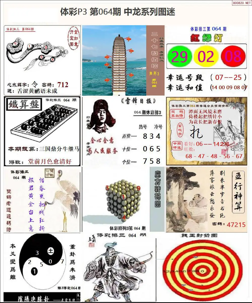 中龙图P3系列图迷