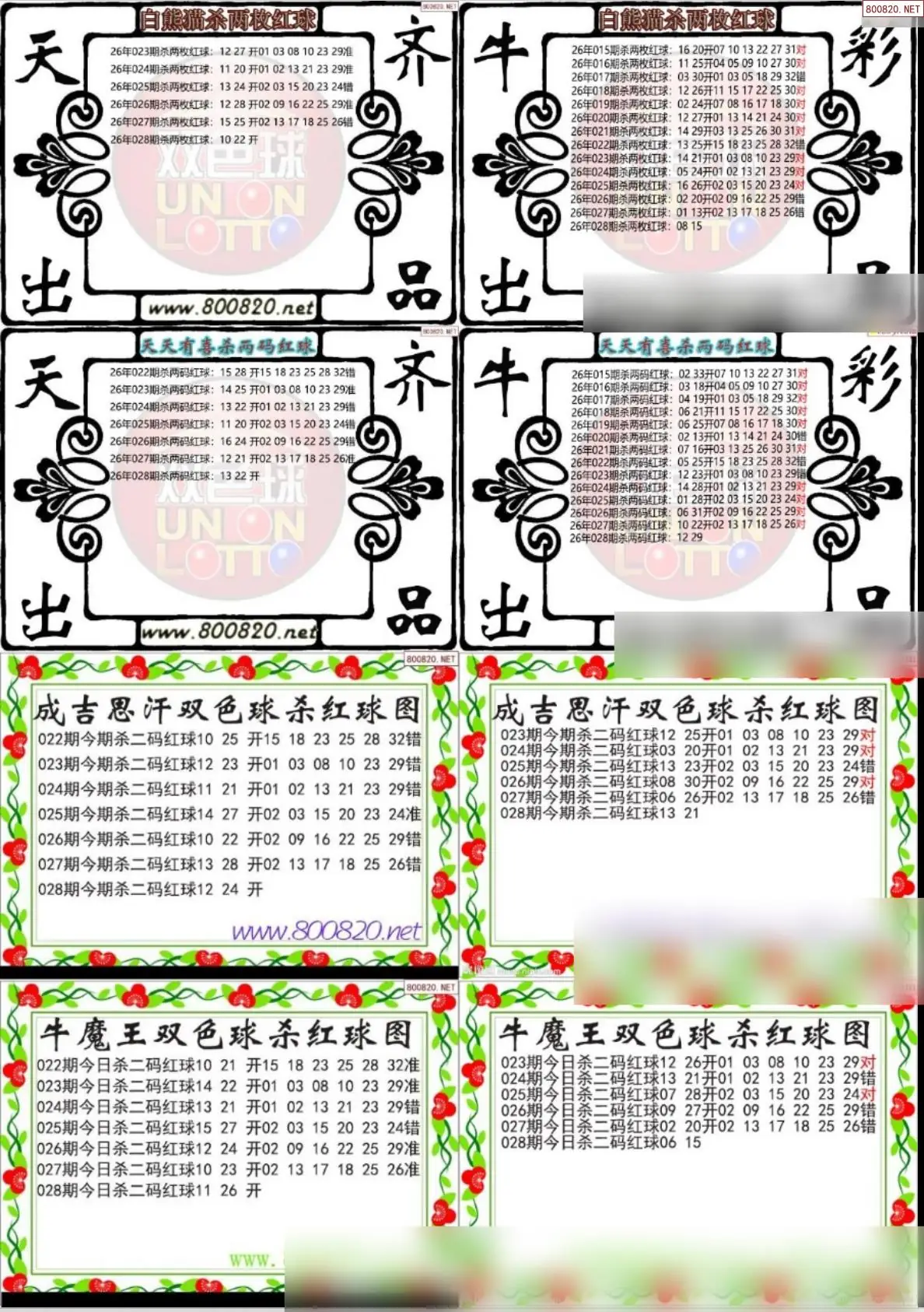 双色球专家杀红