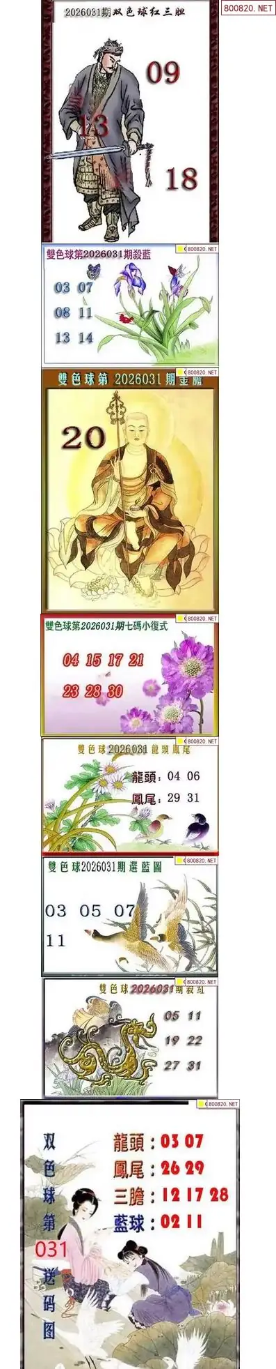 天吉断蓝密报