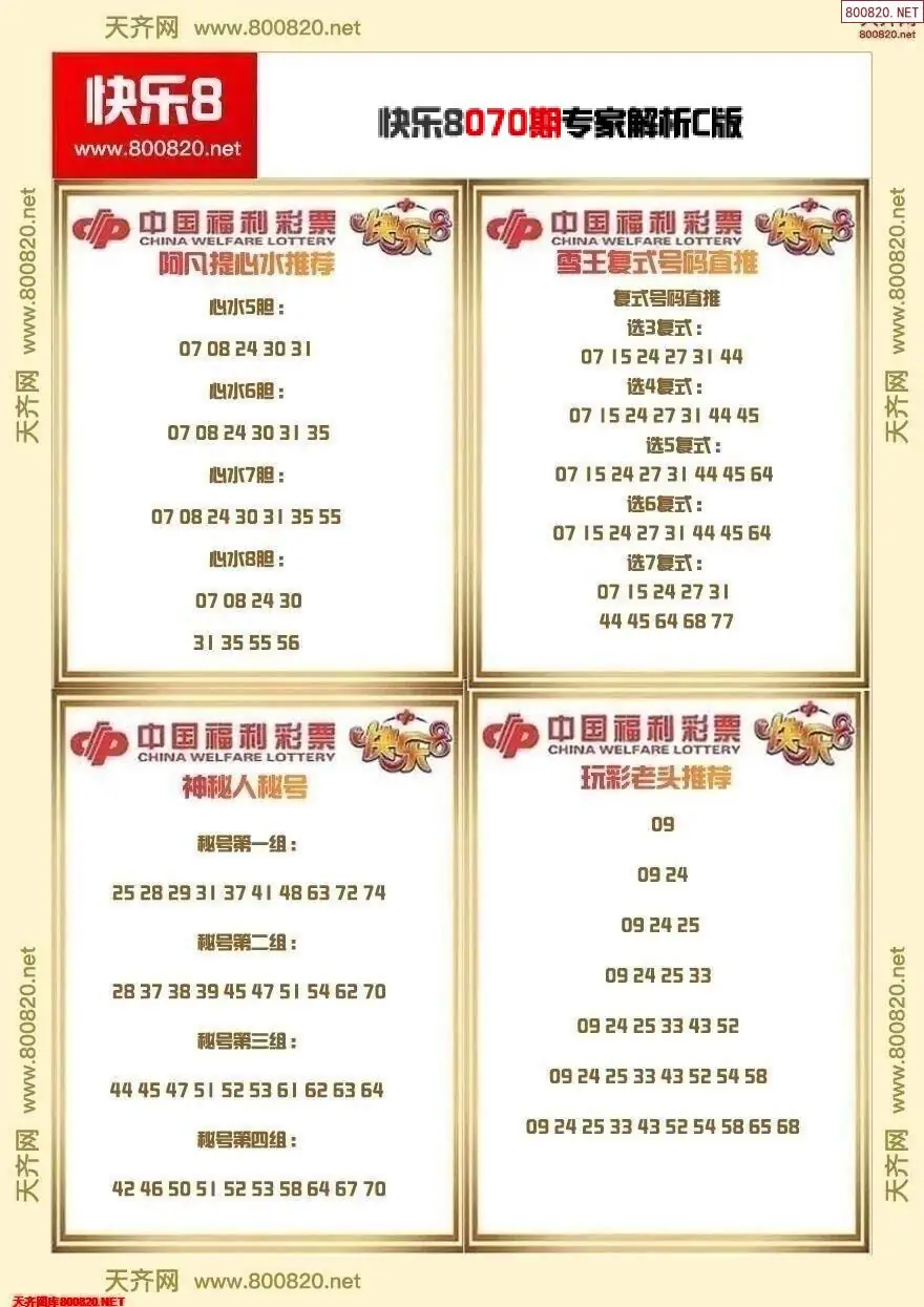 快乐8专家解析C版