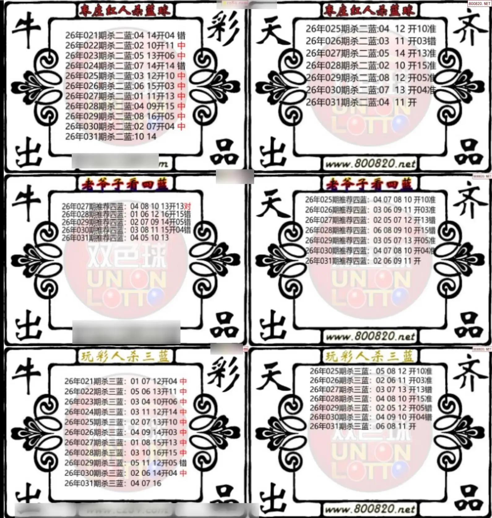 双色球专家杀蓝