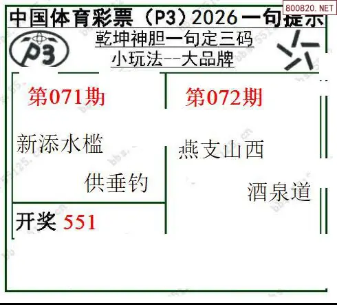 乾坤一句定三码