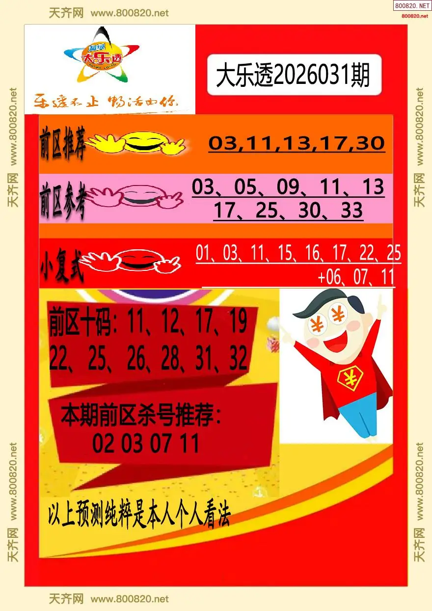 大乐透早报二版