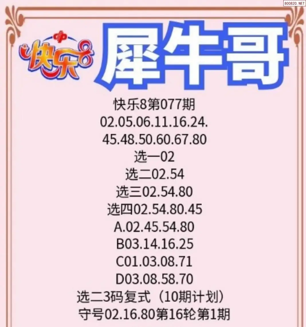 犀牛哥推荐