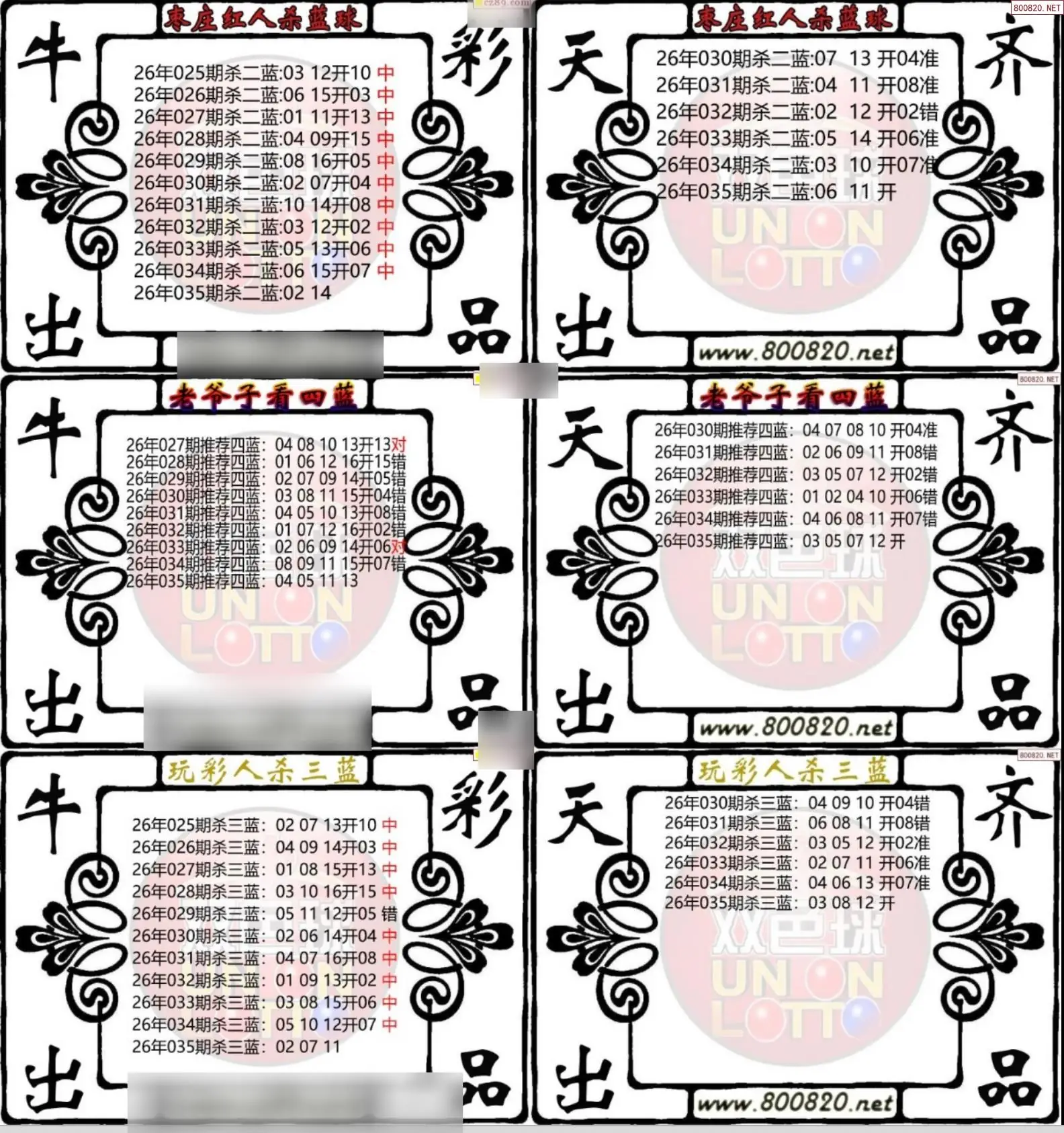 双色球专家杀蓝