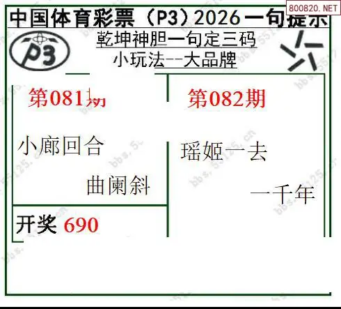 乾坤一句定三码