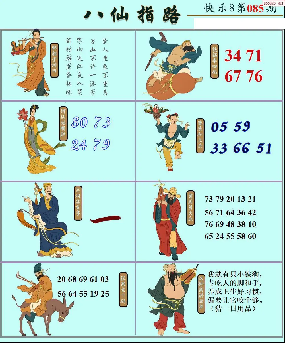 八仙图