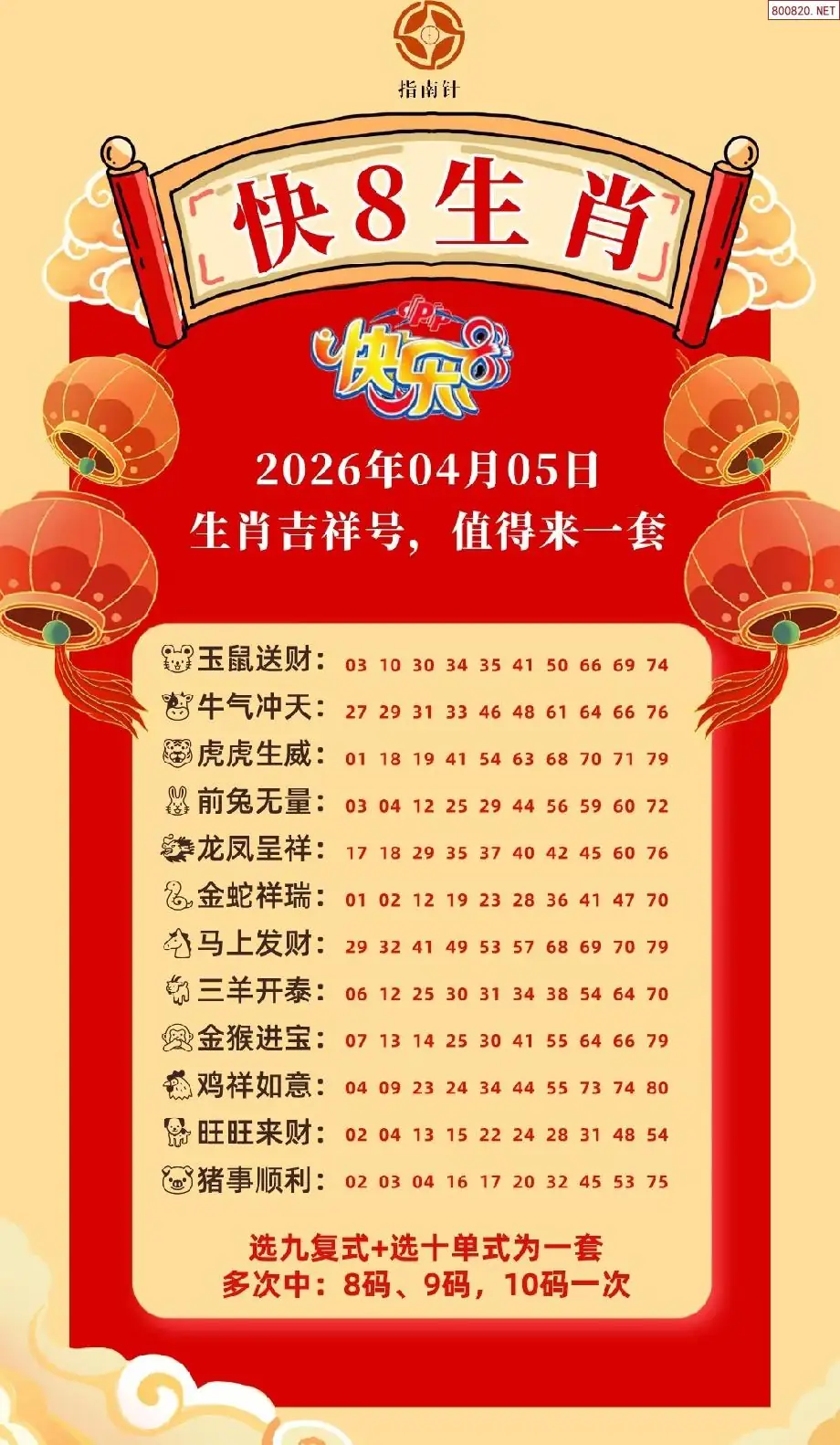 快乐8生肖幸运码