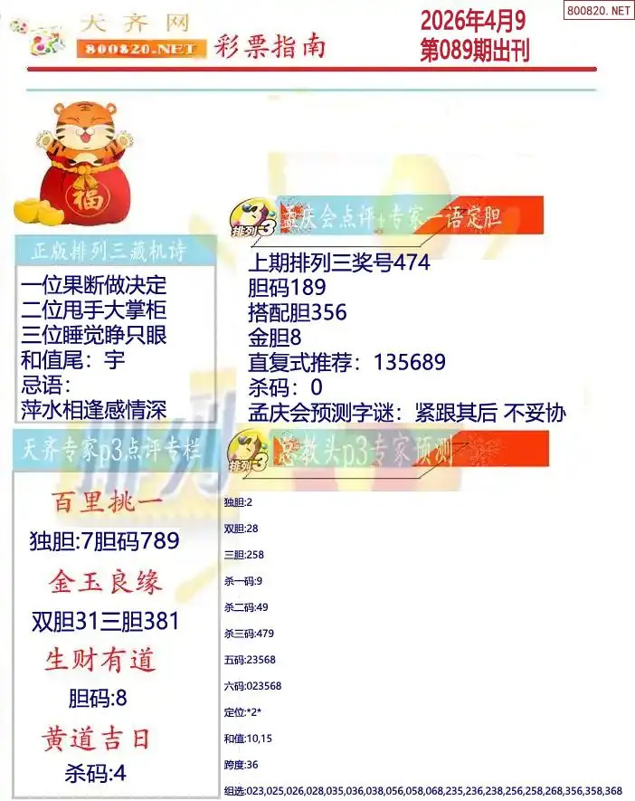 排列三彩票指南2