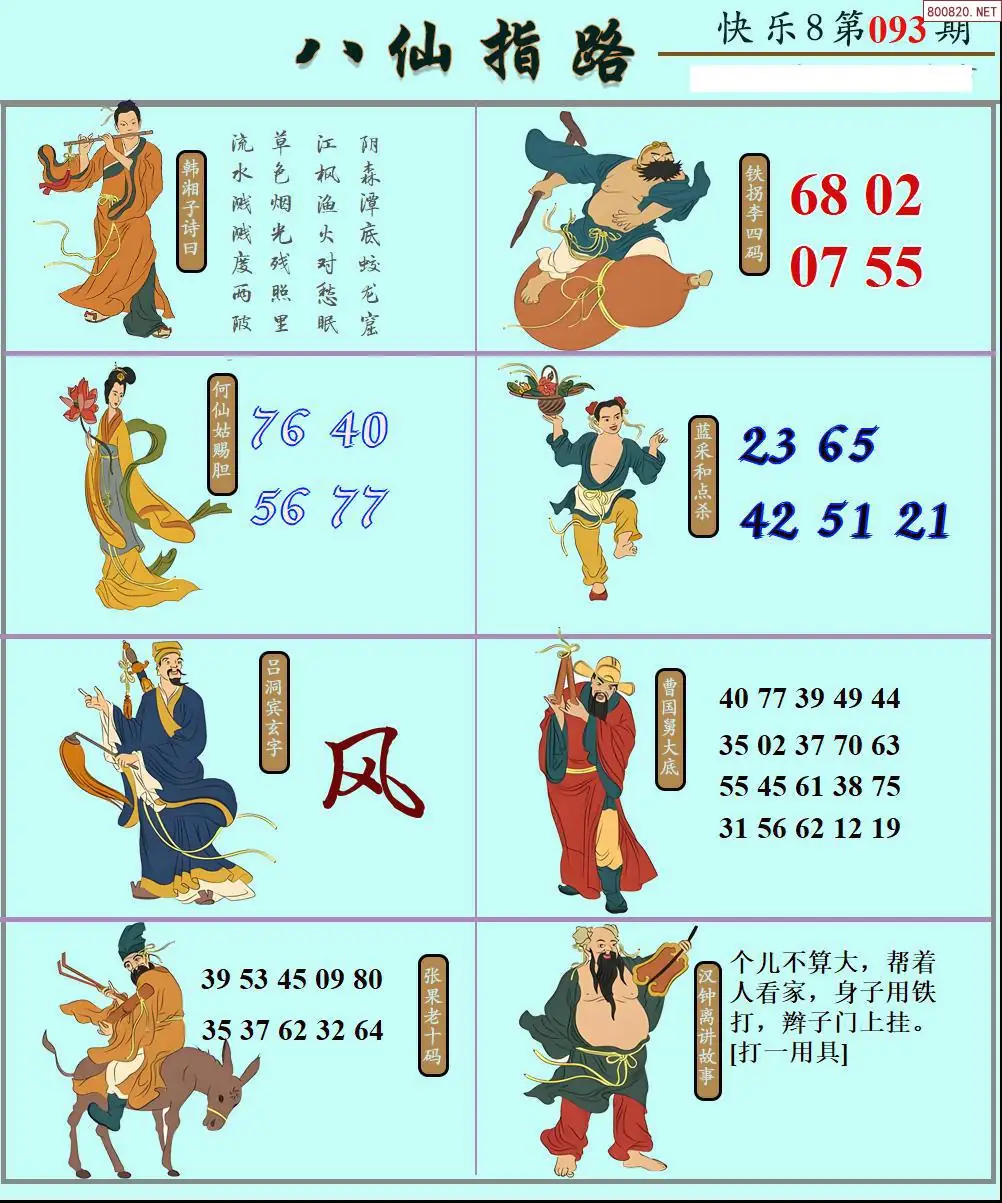 八仙图
