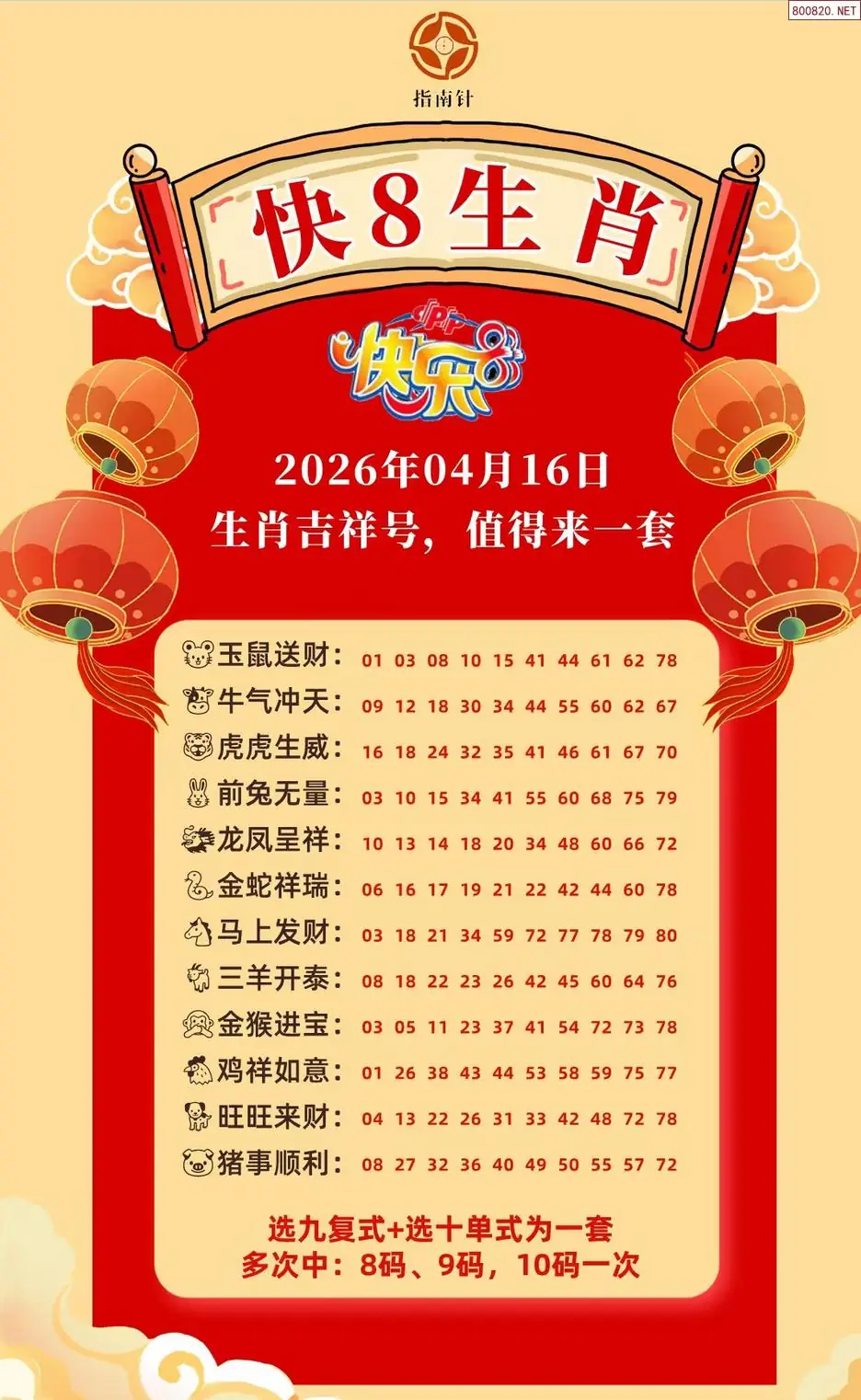 快乐8生肖幸运码