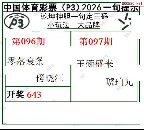 乾坤一句定三码