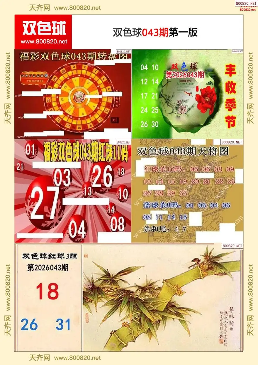 双色球字图谜一版