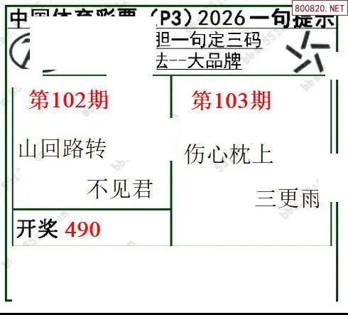 乾坤一句定三码