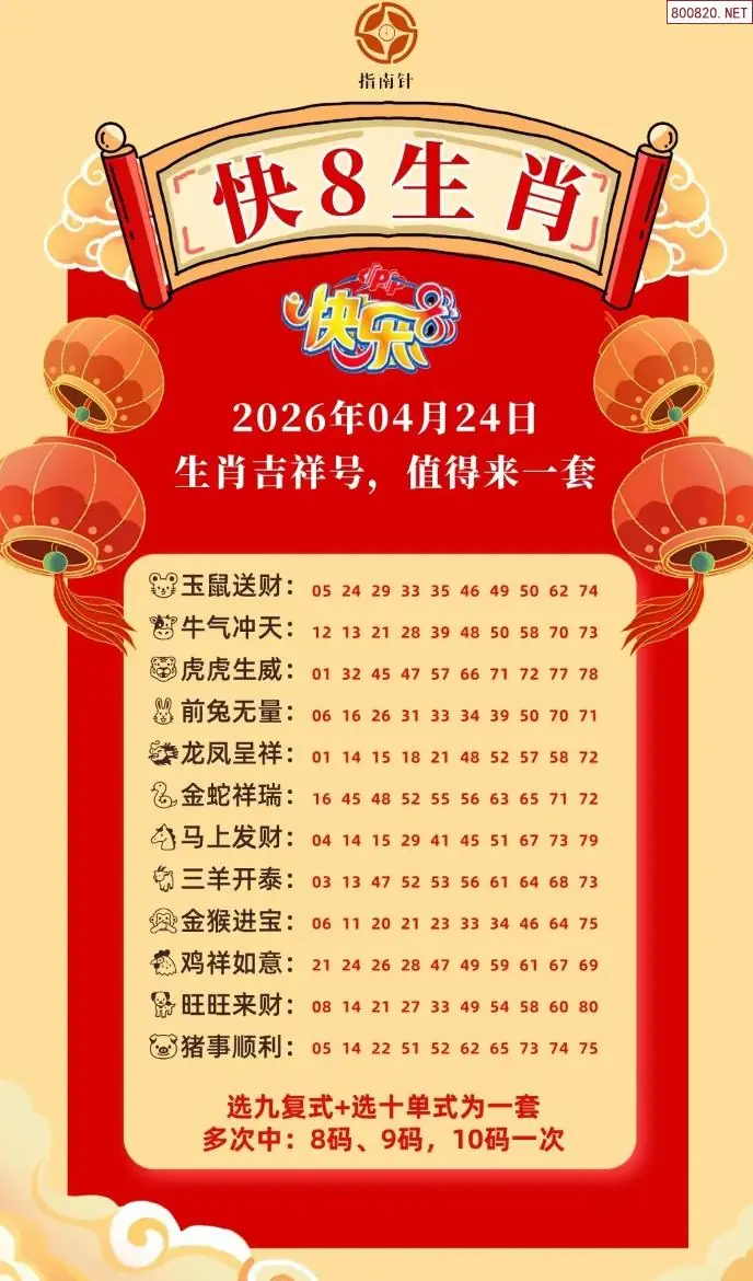 快乐8生肖幸运码